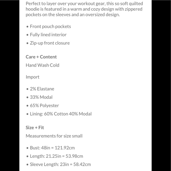 Free People Movement Hibernatin’ Quilted  Hoodie - Picture 8 of 8